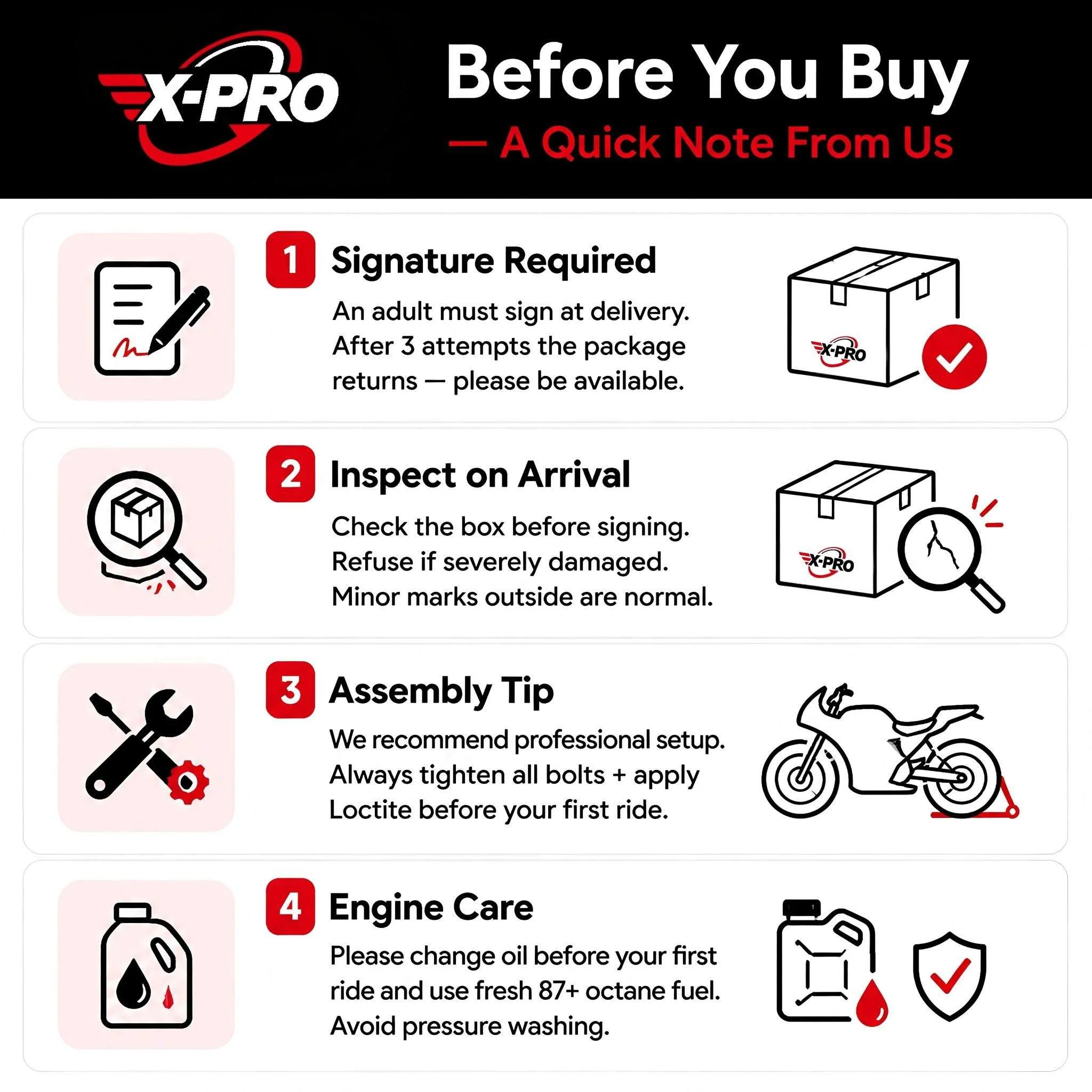 Free Shipping! X-PRO Bali 150cc Moped Scooter with 10" Wheels! Electric Start, Large Headlights! - Image 10