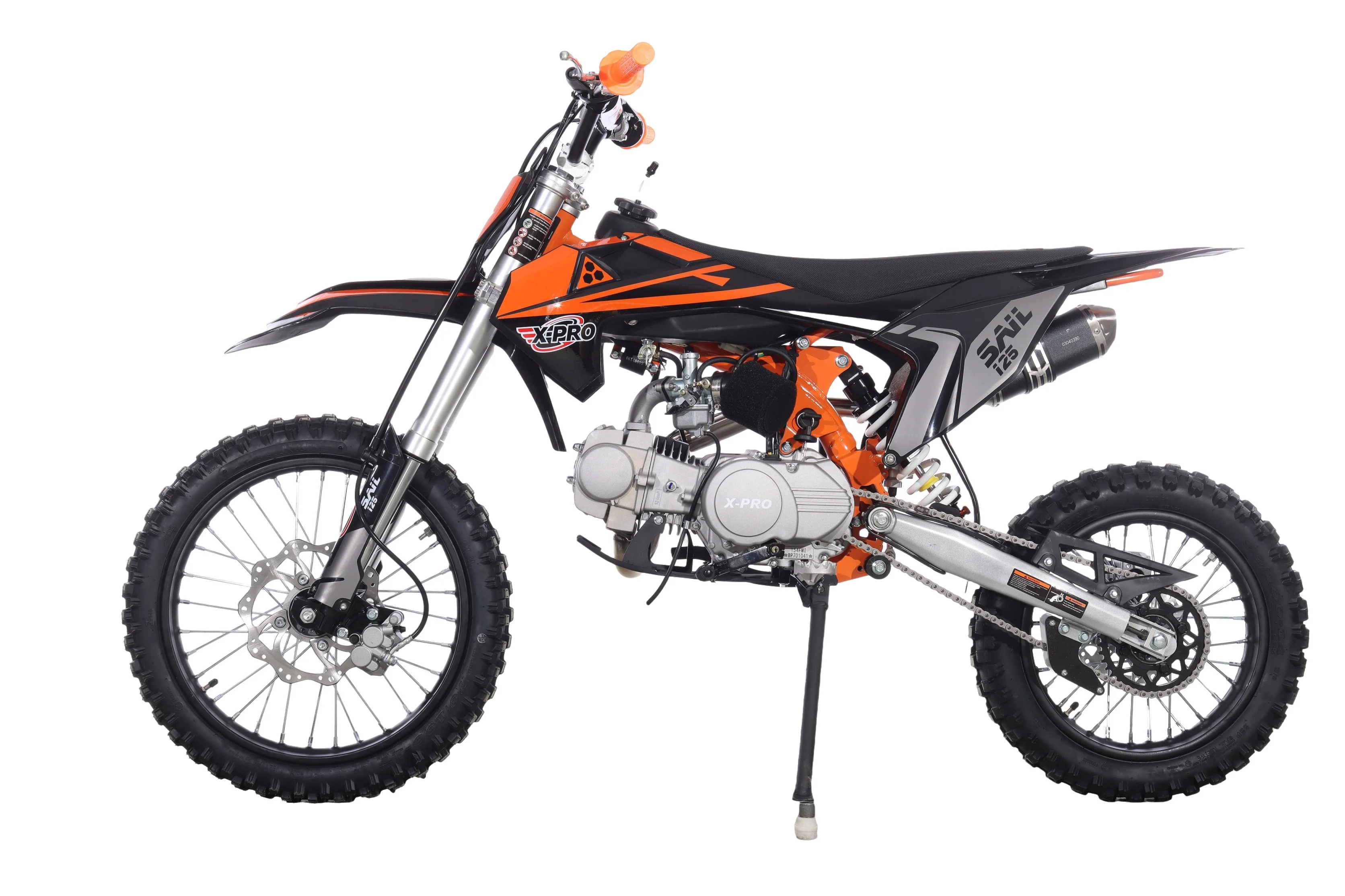 Free Shipping! X-PRO  Sail 125 125cc Dirt Bike with 4-speed Manual Transmission! Kick Start, Big 17in/14in Tires! Zongshen Brand Engine! - Image 32
