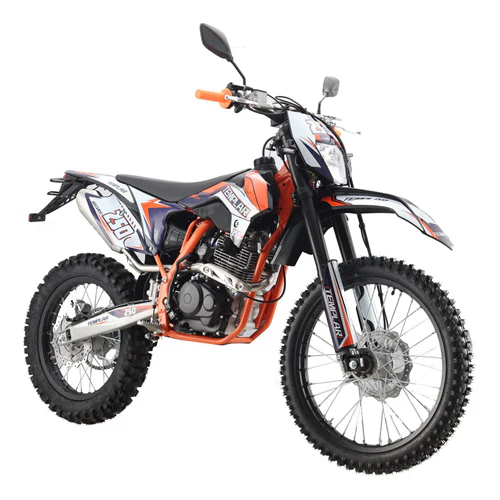 Free Shipping! X-PRO TEMPLAR 250cc Dirt Bike with All Lights and 5-Speed Manual Transmission,  Electric/Kick Start! Big 21in/18in Wheels! Zongshen Brand Engine! - Image 3