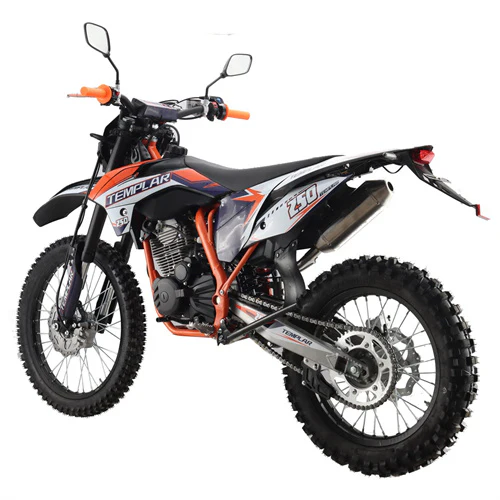 Free Shipping! X-PRO TEMPLAR 250cc Dirt Bike with All Lights and 5-Speed Manual Transmission,  Electric/Kick Start! Big 21in/18in Wheels! Zongshen Brand Engine! - Image 4