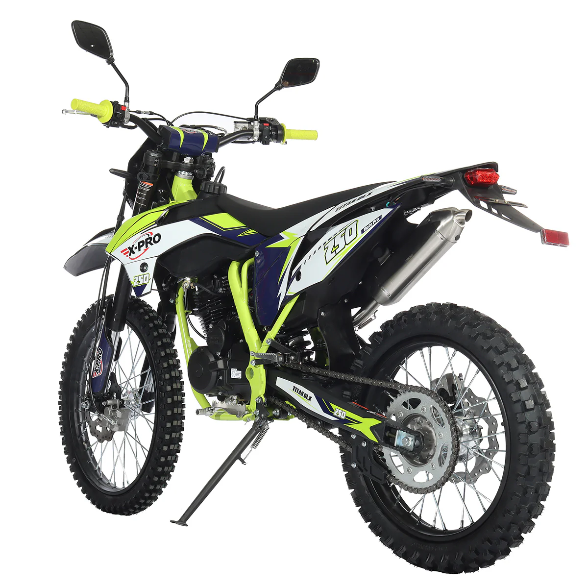 Free Shipping! X-PRO Titan 250 DLX 250cc Dirt Bike with All Lights and 5-Speed Manual Transmission,  Electric/Kick Start! Big 21in/18in Wheels! Zongshen Brand Engine! - Image 19