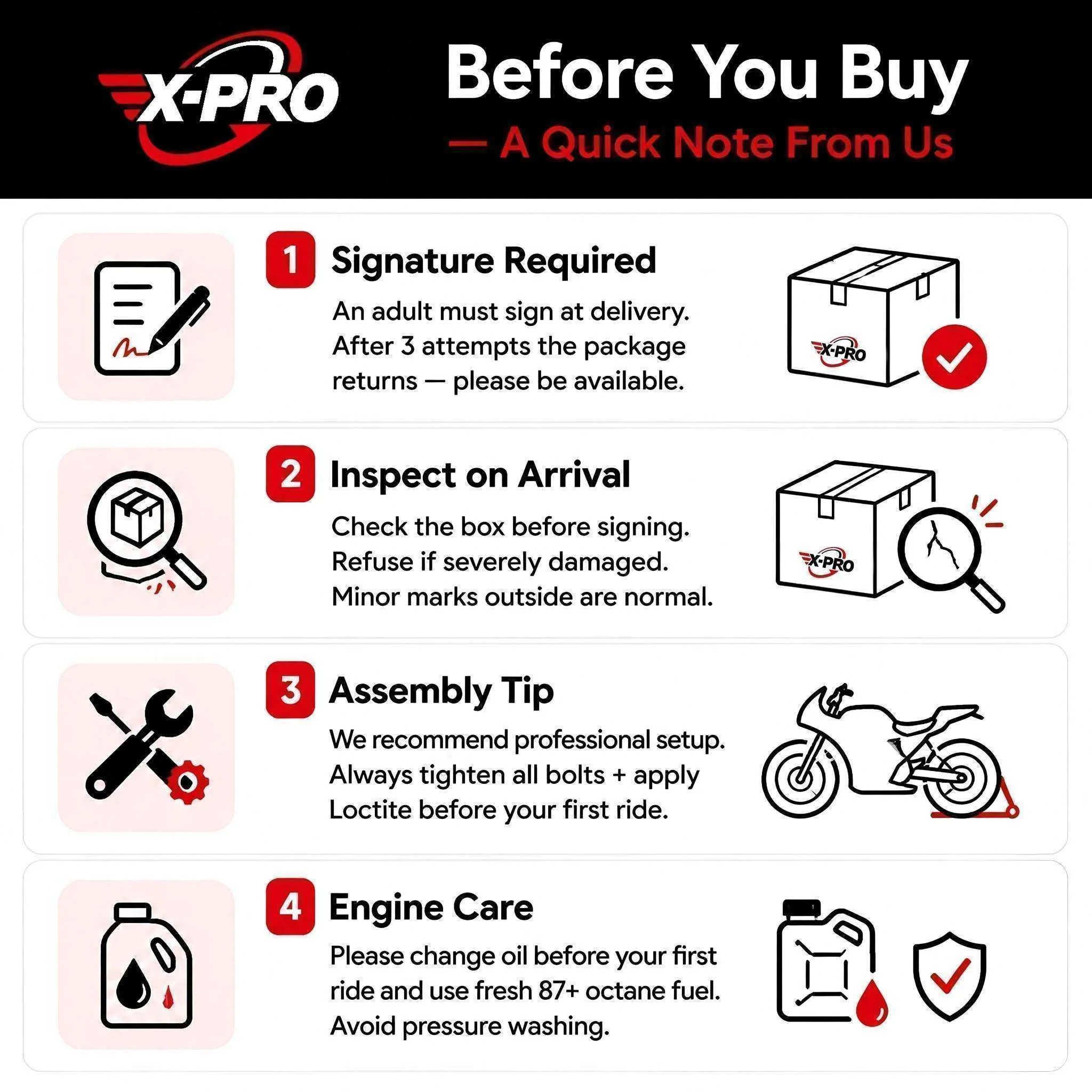 Free Shipping! X-PRO Capri 150cc Moped Scooter with 14in Aluminum Wheels, Electric/Kick Start! Large LED Lights! - Image 10