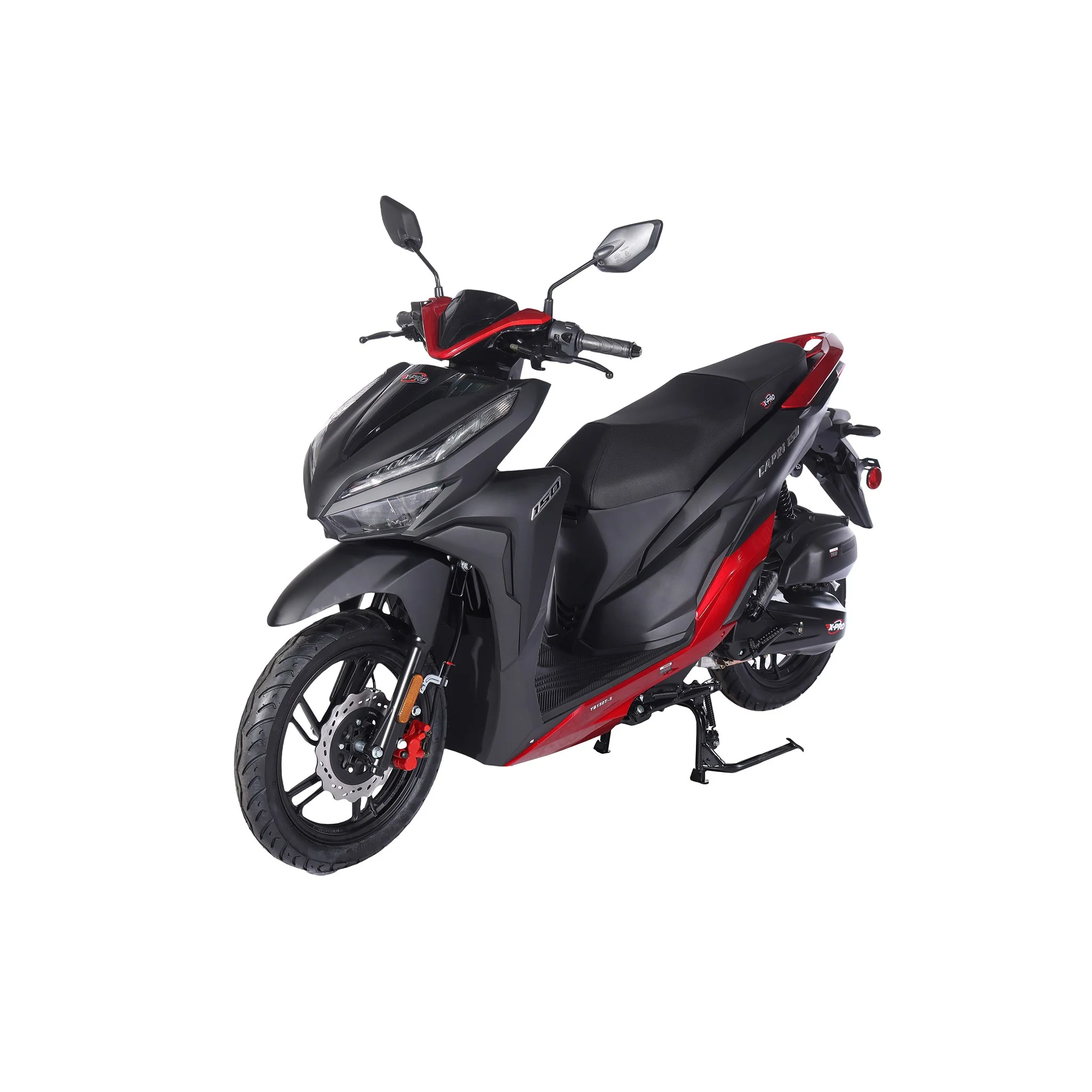 Free Shipping! X-PRO Capri 150cc Moped Scooter with 14in Aluminum Wheels, Electric/Kick Start! Large LED Lights! - Image 12
