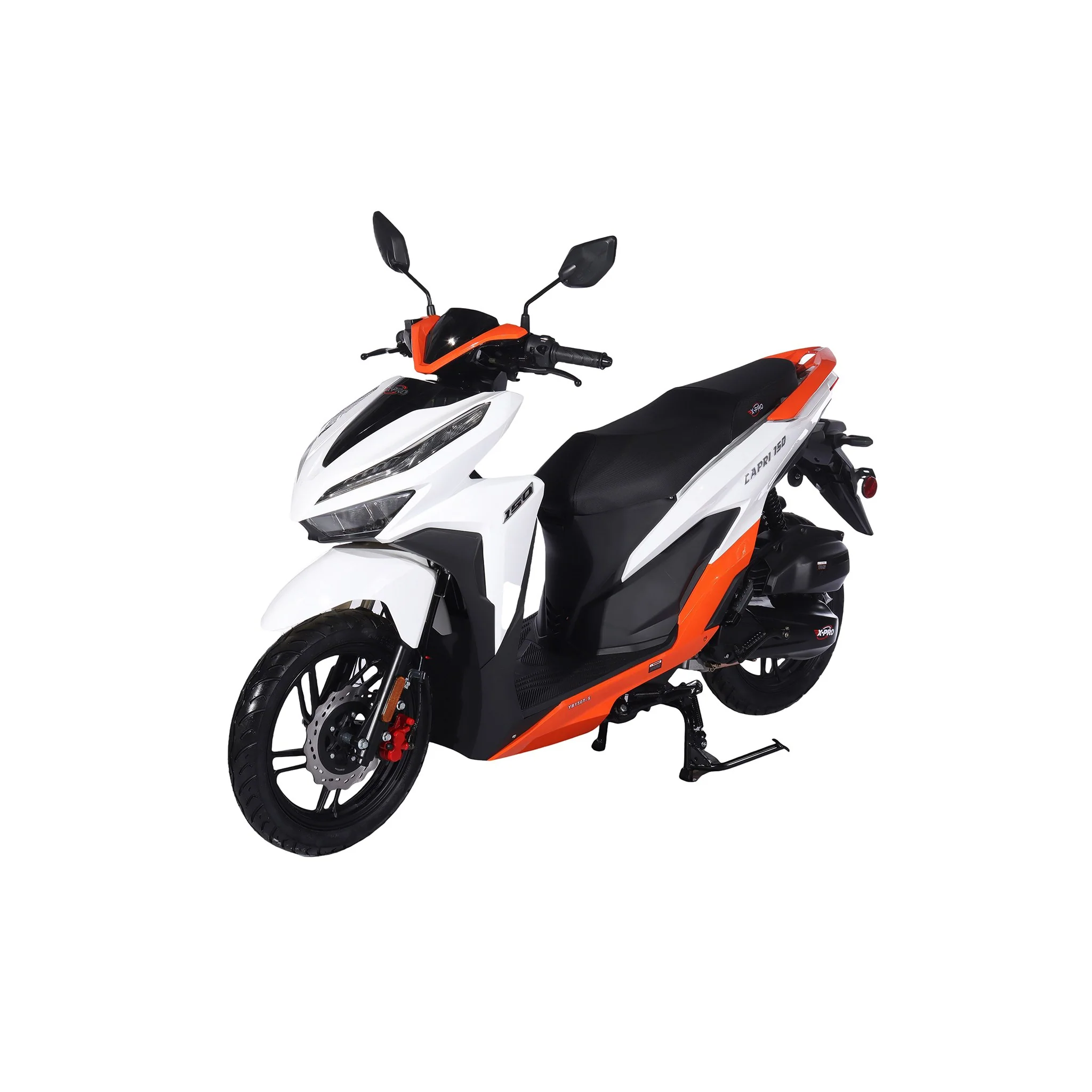 Free Shipping! X-PRO Capri 150cc Moped Scooter with 14in Aluminum Wheels, Electric/Kick Start! Large LED Lights! - Image 13