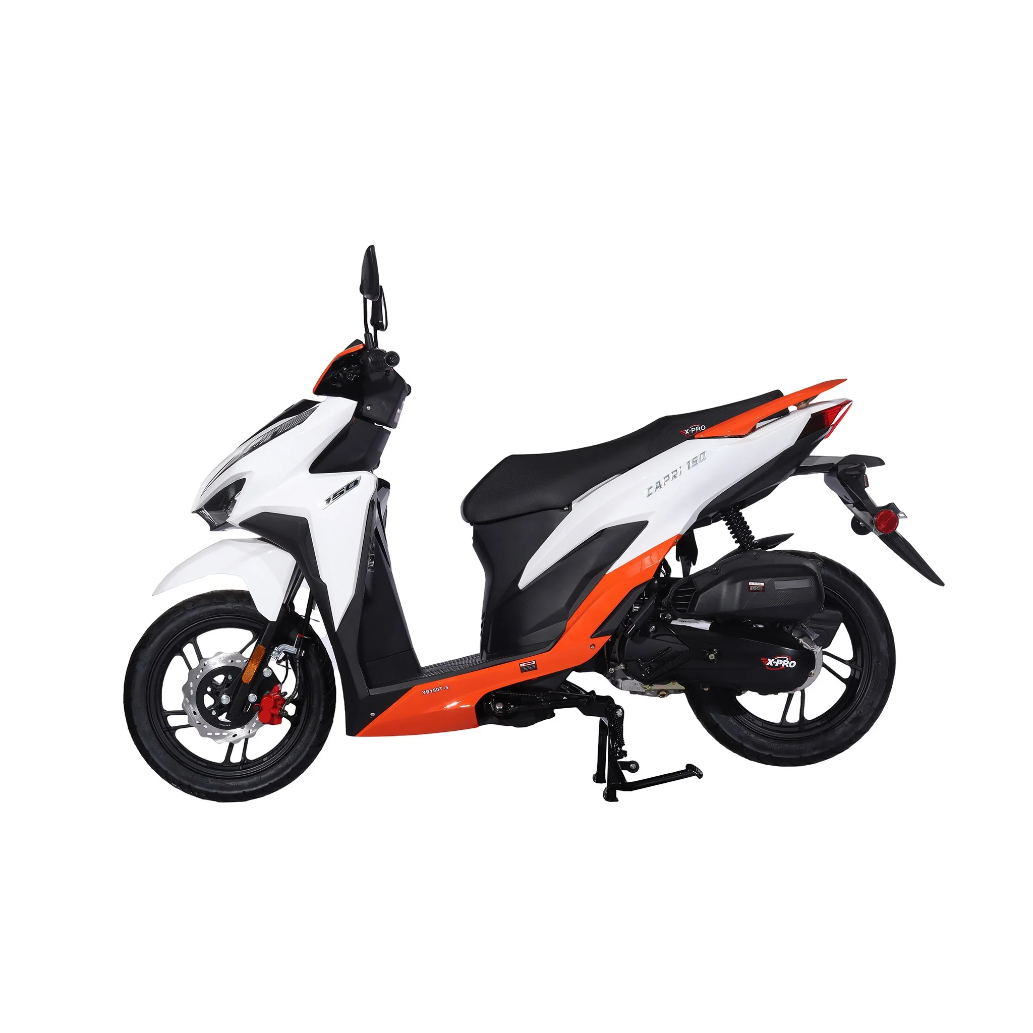 Free Shipping! X-PRO Capri 150cc Moped Scooter with 14in Aluminum Wheels, Electric/Kick Start! Large LED Lights! - Image 20