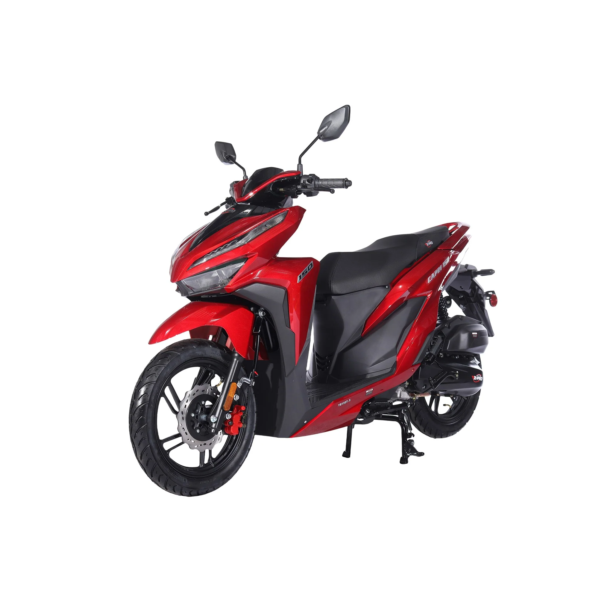 Free Shipping! X-PRO Capri 150cc Moped Scooter with 14in Aluminum Wheels, Electric/Kick Start! Large LED Lights! - Image 21