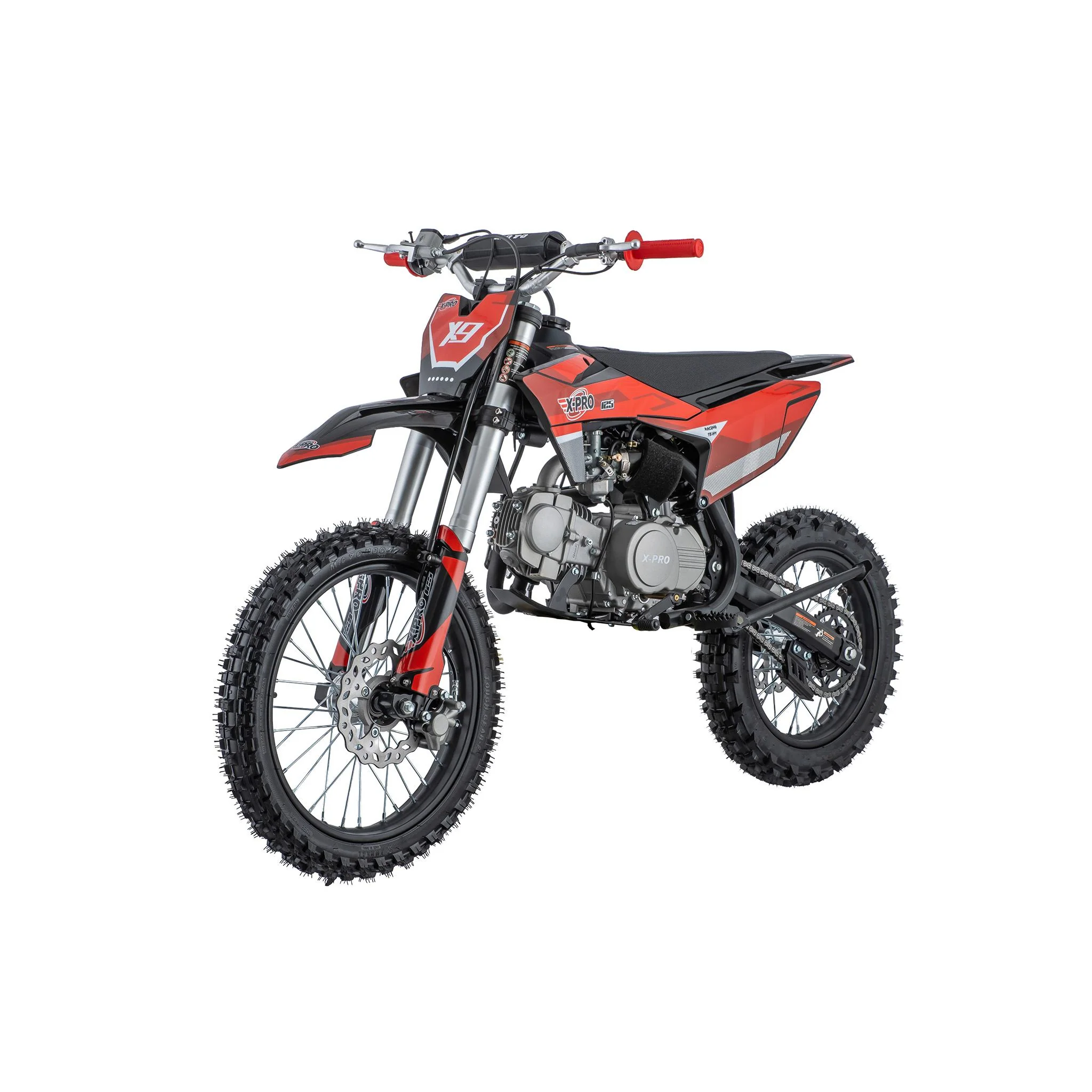 Free Shipping! X-PRO X9 125cc Dirt Bike with 4-Speed Manual Transmission, Kick Start, Big 17in/14in Tires! Zongshen Brand Engine! - Image 13