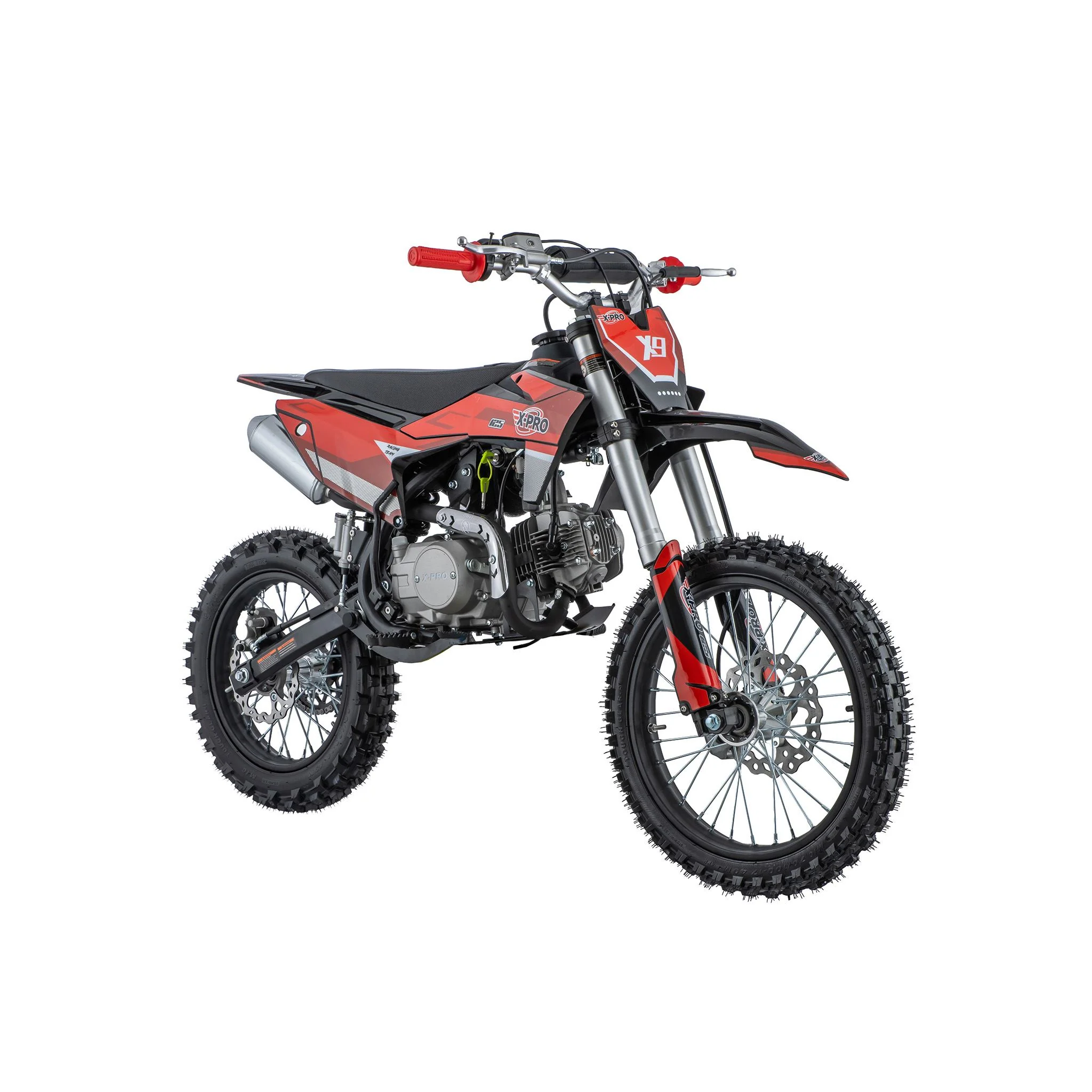 Free Shipping! X-PRO X9 125cc Dirt Bike with 4-Speed Manual Transmission, Kick Start, Big 17in/14in Tires! Zongshen Brand Engine! - Image 15