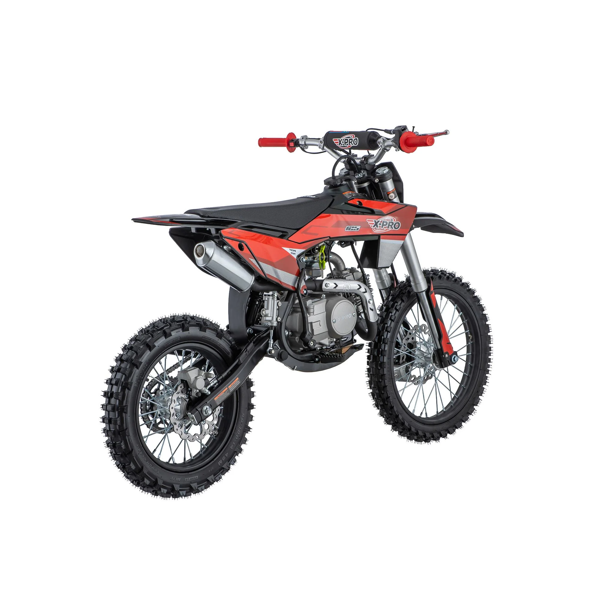 Free Shipping! X-PRO X9 125cc Dirt Bike with 4-Speed Manual Transmission, Kick Start, Big 17in/14in Tires! Zongshen Brand Engine! - Image 17