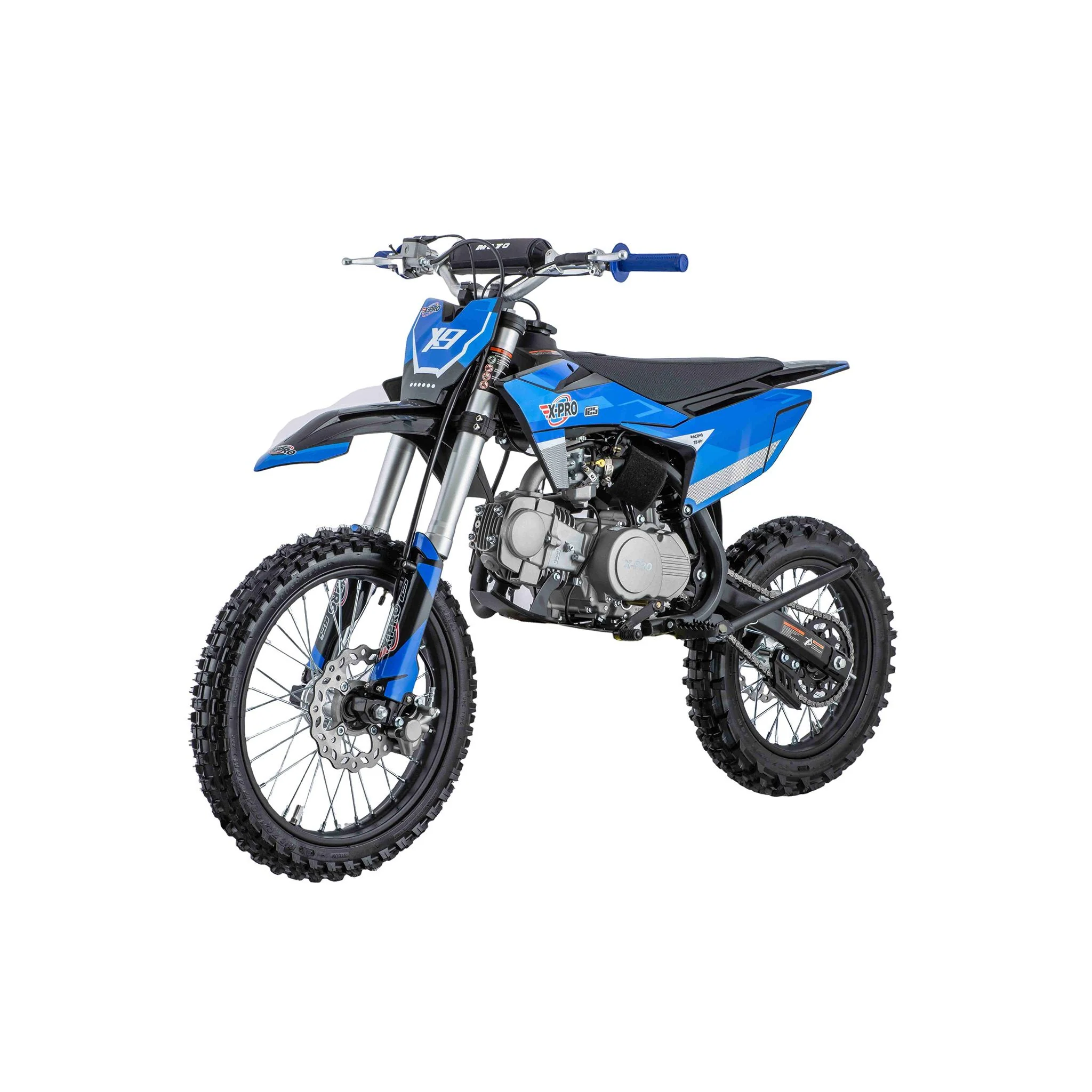 Free Shipping! X-PRO X9 125cc Dirt Bike with 4-Speed Manual Transmission, Kick Start, Big 17in/14in Tires! Zongshen Brand Engine! - Image 21