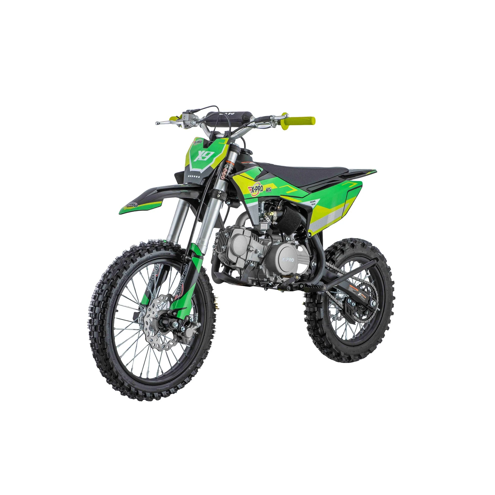 Free Shipping! X-PRO X9 125cc Dirt Bike with 4-Speed Manual Transmission, Kick Start, Big 17in/14in Tires! Zongshen Brand Engine! - Image 22