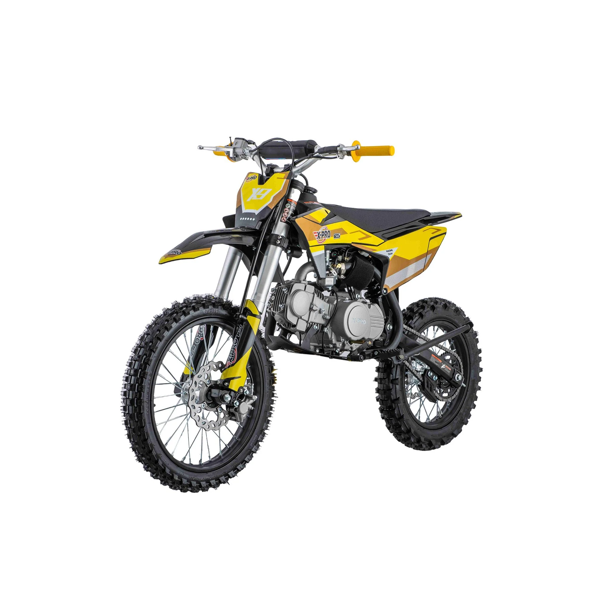Free Shipping! X-PRO X9 125cc Dirt Bike with 4-Speed Manual Transmission, Kick Start, Big 17in/14in Tires! Zongshen Brand Engine! - Image 24
