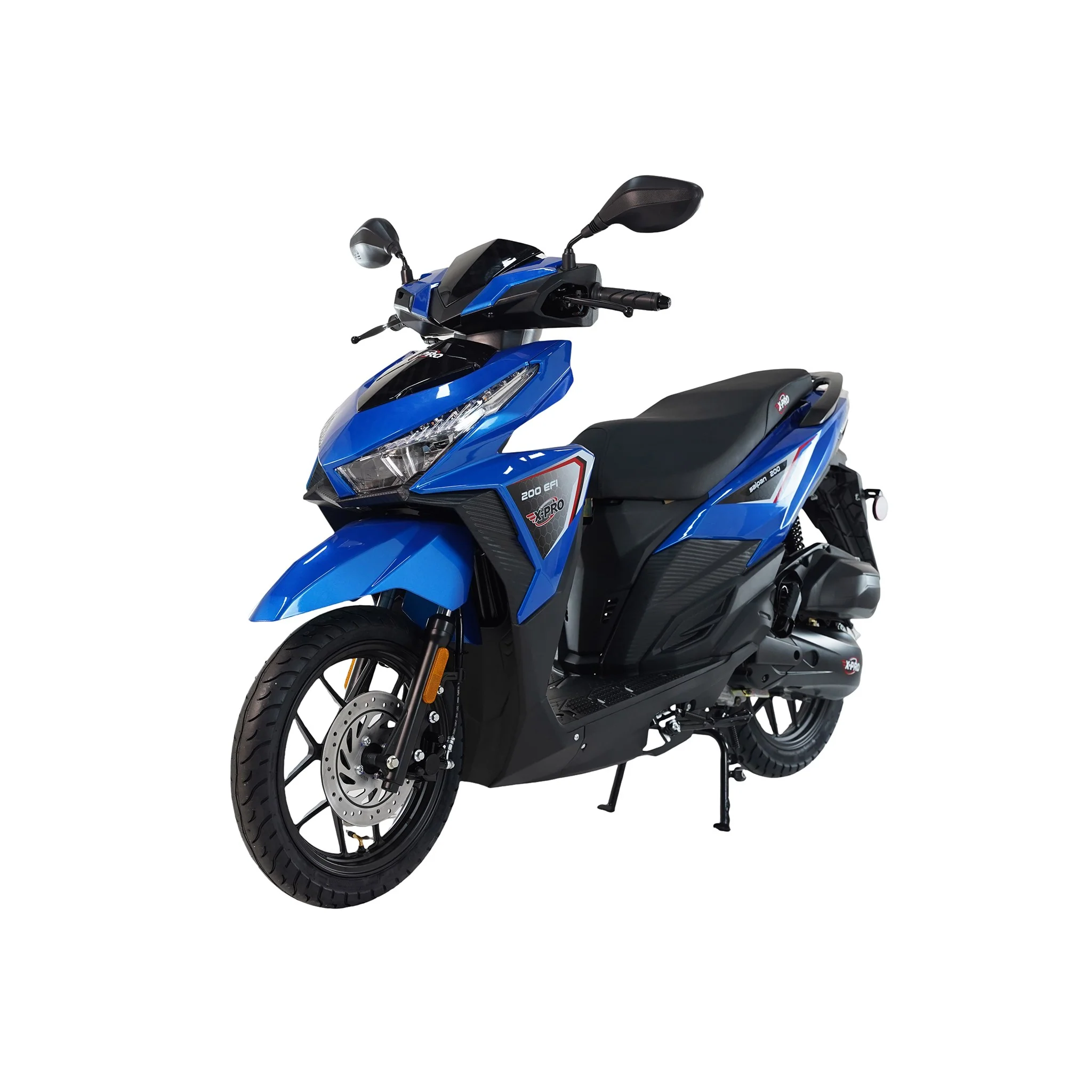 Free Shipping! X-PRO Saipan 200 EFI Electronic Fuel Injection Scooter with CVT Transmission, 14" Alloy Wheels, LED Headlights! - Image 21